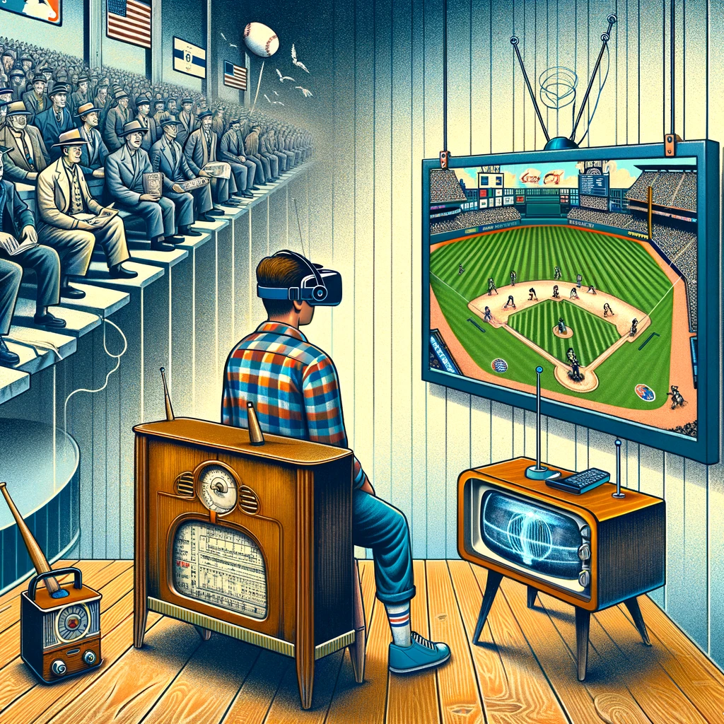 Evolution of Baseball Broadcasting: Radio to VR Era