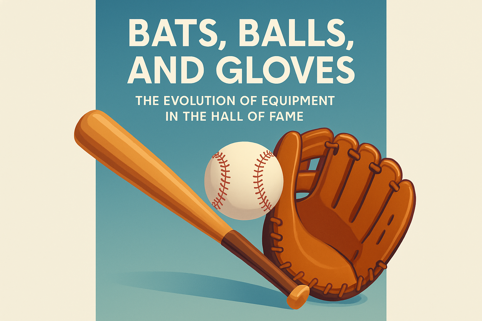 Bats, Balls, and Gloves: The Evolution of Equipment in the Hall of Fame